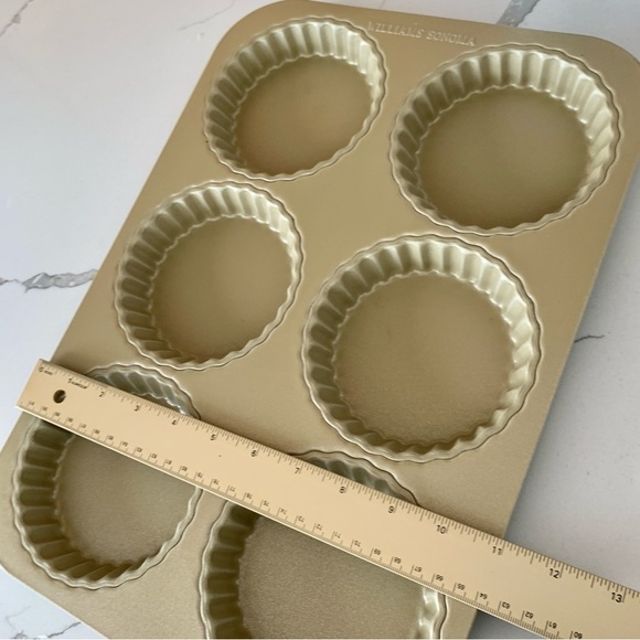 Williams Sonoma Goldtouch Pro Nonstick Mini Tart Pan , 6-Well - Picture 5 of 10